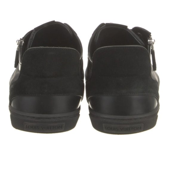 US Size 10 Men's Louis Vuitton Black Sneakers in Like-new condition (LV size 9) - Picture 2 of 5